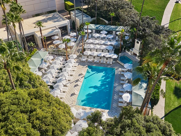 pool view at pendry newport beach hotel