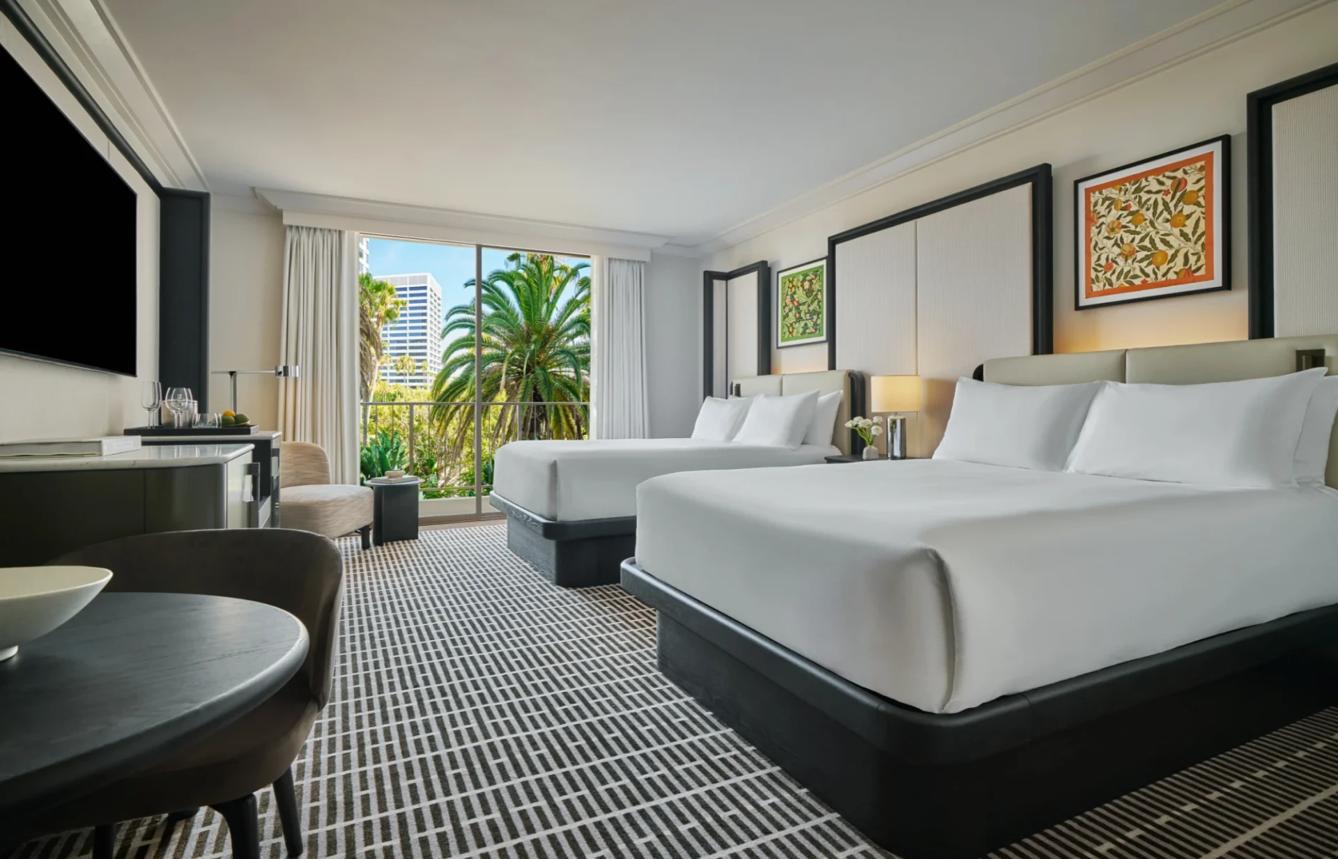 Garden View Two Queen at Pendry Newport Beach.