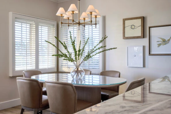 Dining room in a Four Seasons Villa in San Diego