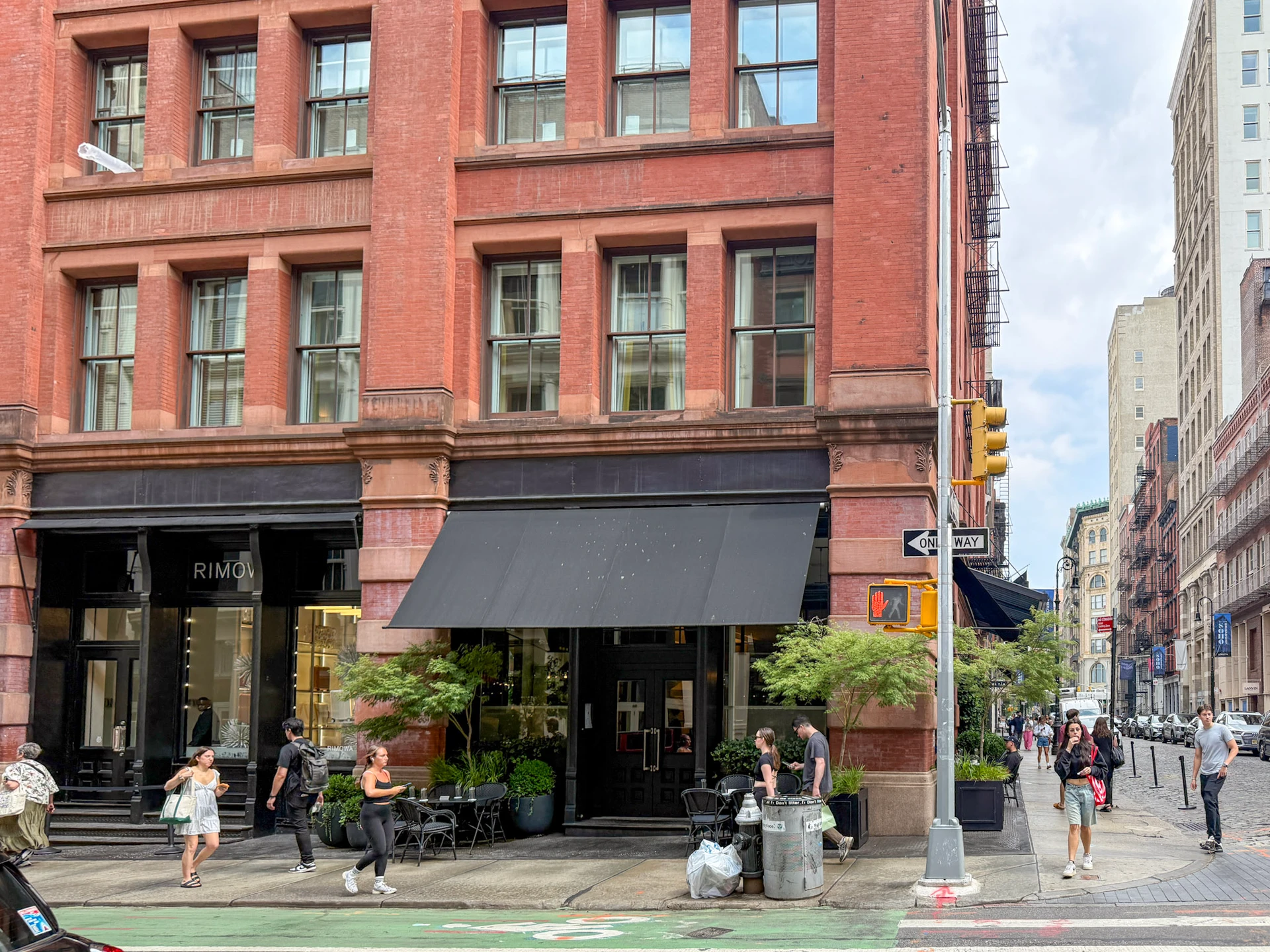 View of The Mercer from across the street on Prince Street.