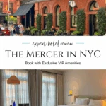 I spent a week at The Mercer Hotel in NYC's SoHo. Here's my detailed review of what I loved and what you need to know before booking. Click through to read the full review and learn how to book with exclusive privileges like daily breakfast and hotel credits. #TheMercer #MercerHotel #SoHo #NYCHotels #LuxuryTravel #NewYorkCity #BoutiqueHotel #NYCGuide