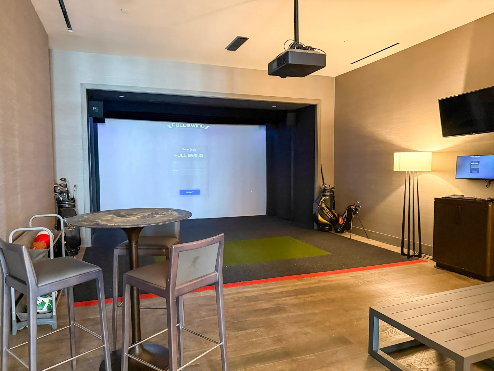 The Topgolf suite at Park Hyatt Aviara