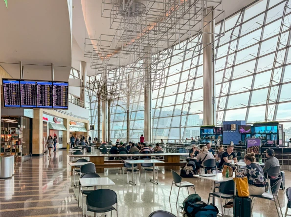 Sunset Cove in Terminal 2 at San Diego Airport.