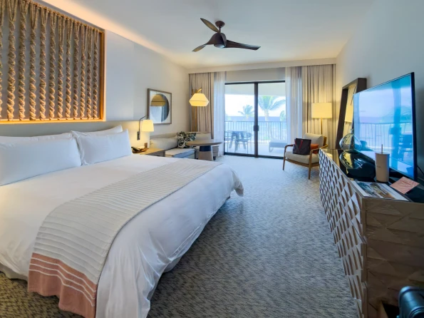 My room view toward the ocean.