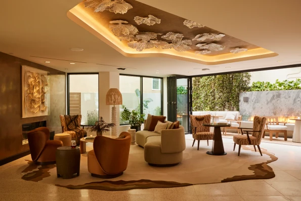 Seating in The Bower Lobby.