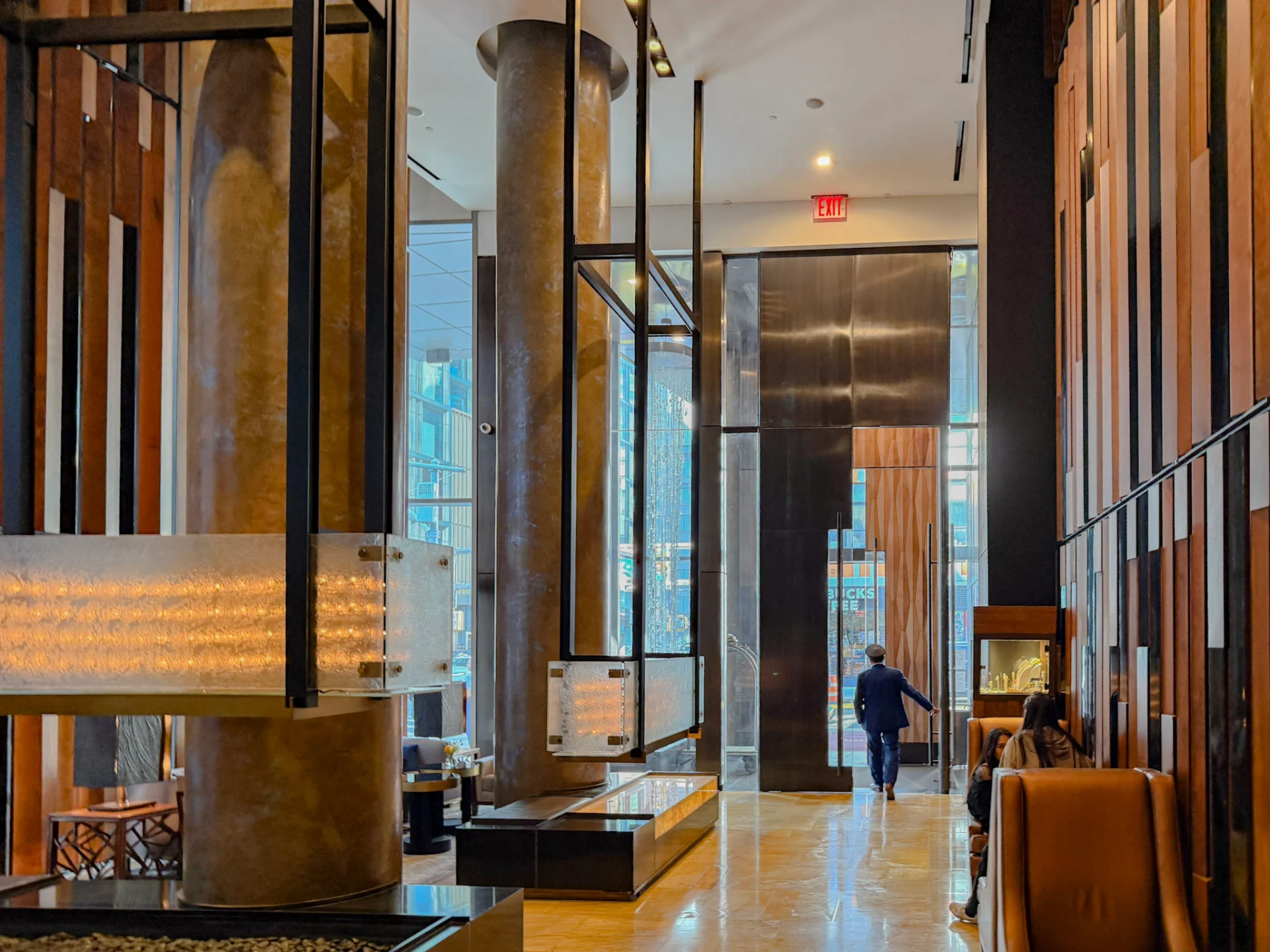 The lobby of The Dominick Hotel in New York City.