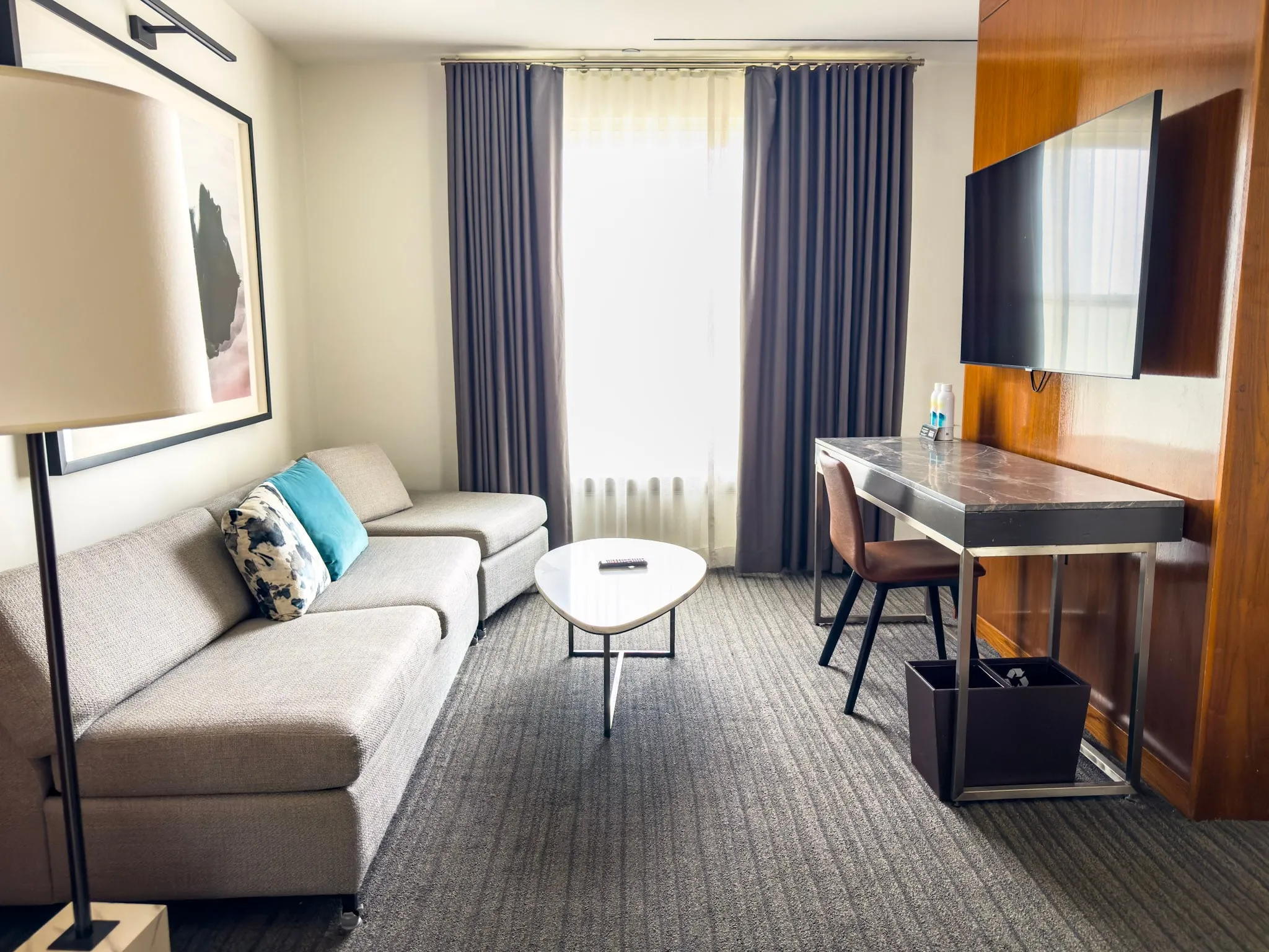 My Andaz Suite living room.