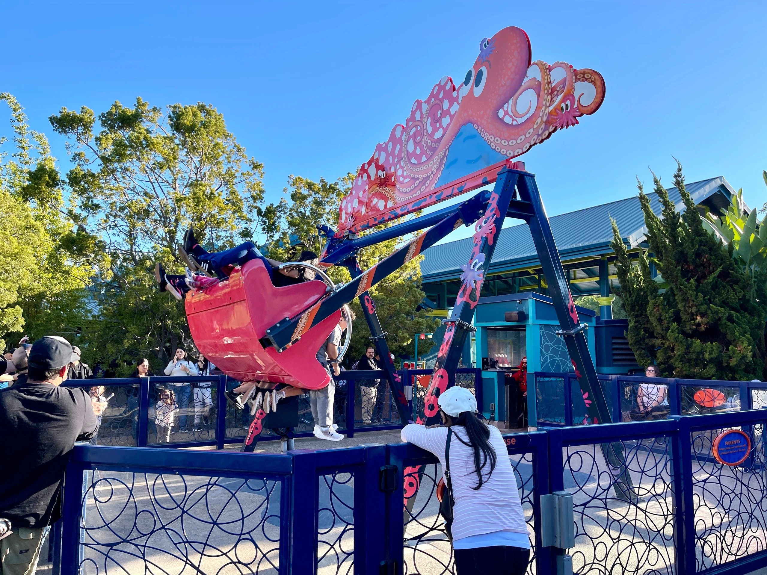 The Octarock ride for toddlers at SeaWorld San Diego.