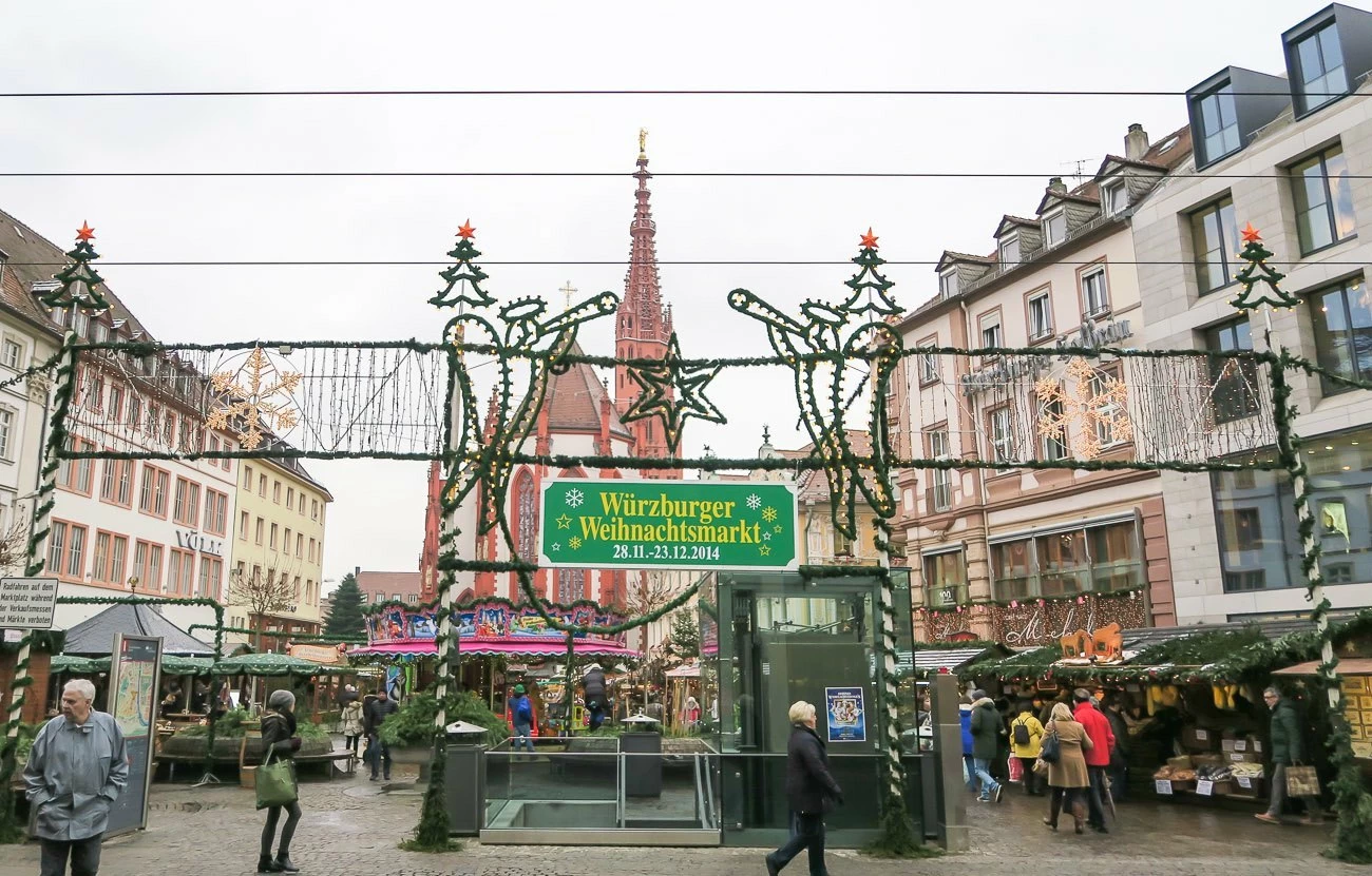 What it's like at the Wurzburg Christmas Market