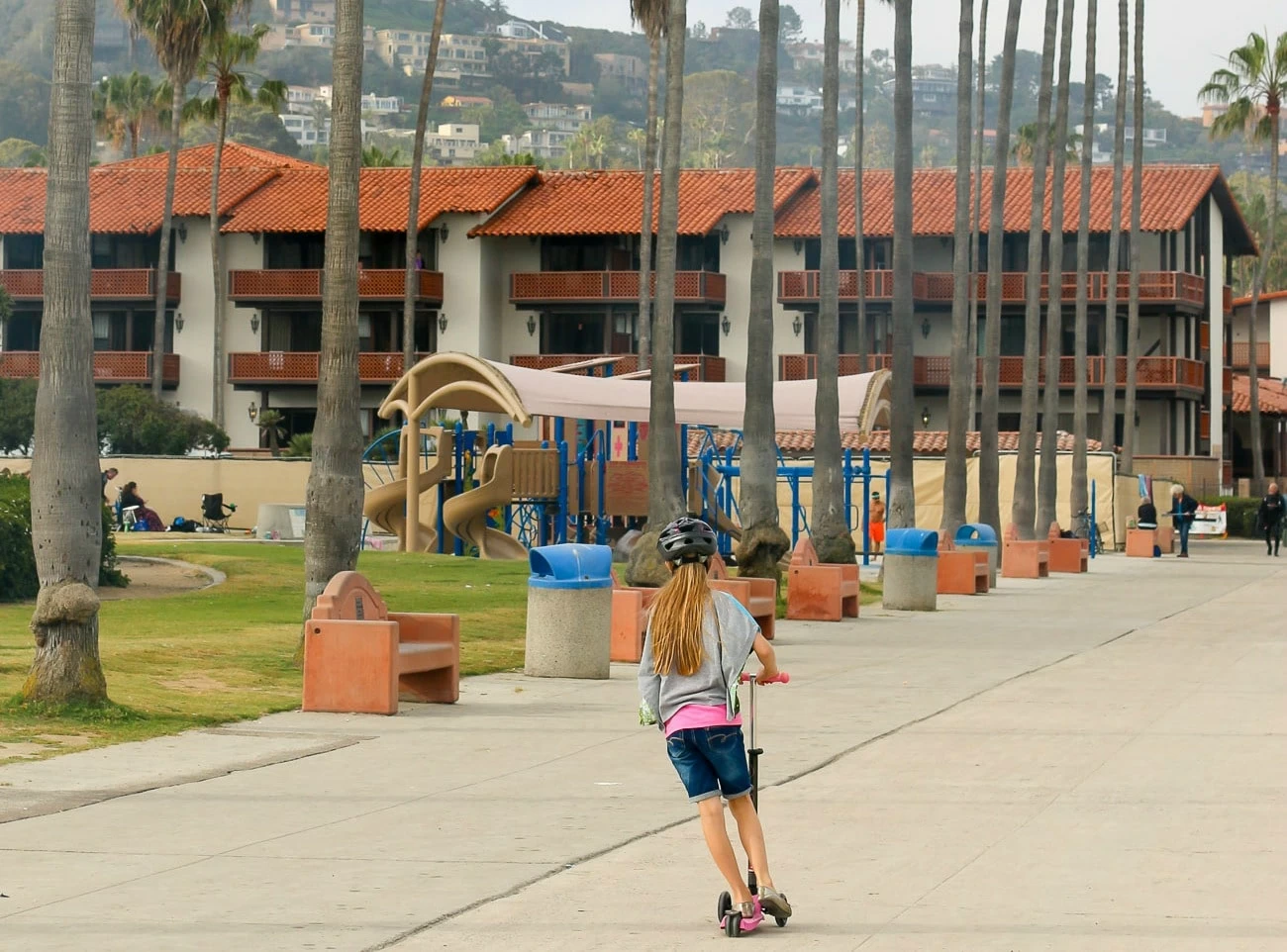 Kellogg Park playground for kids at La Jolla Shores Beach.